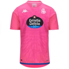 Deportivo La Coruña Mens Pink Goalkeeper Soccer Jersey 2023-24