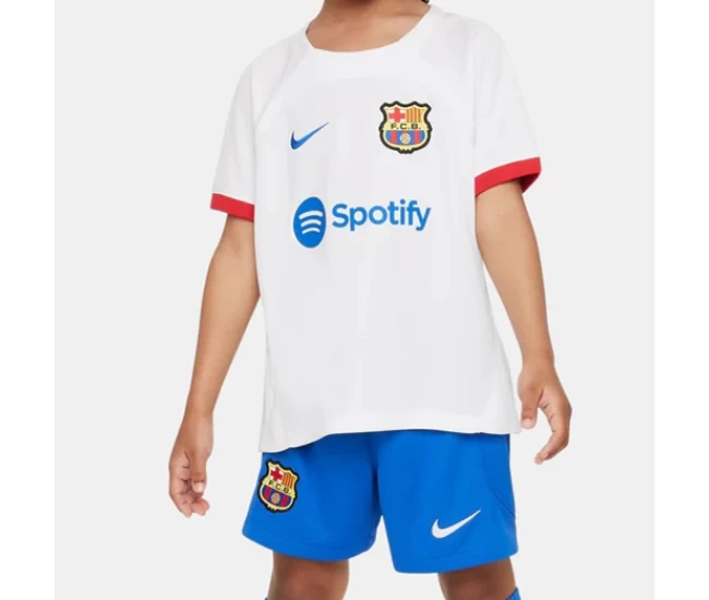 FC Barcelona Kids Away Soccer Kit 2023-24