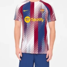 FC Barcelona Mens Pre Match Home Soccer Jersey 2023-24