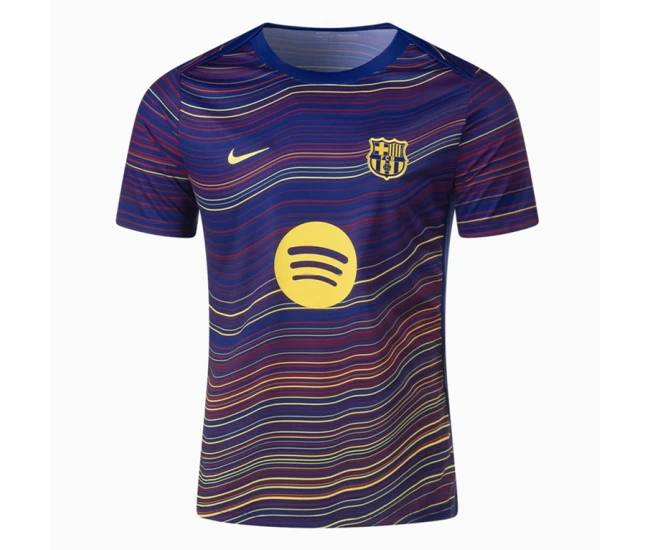 FC Barcelona Men's Pre-Match Soccer Jersey 2025-26