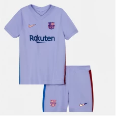 FC Barcelona Away Kids Kit 2021-22