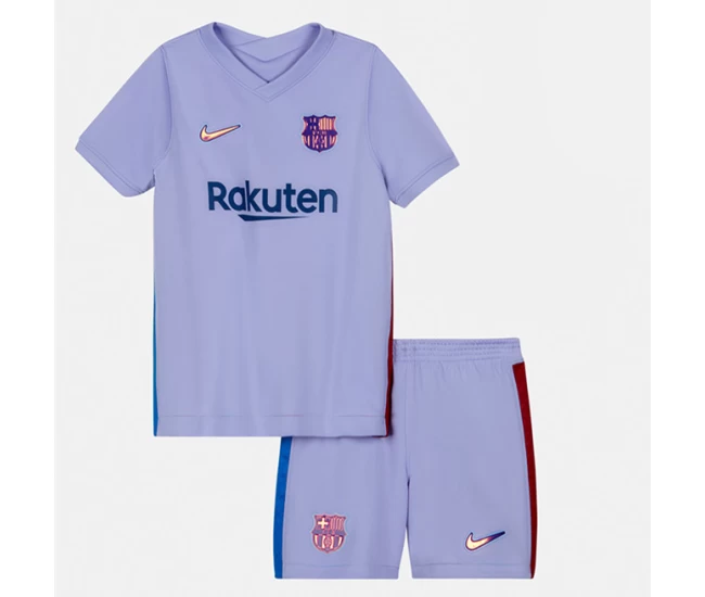 FC Barcelona Away Kids Kit 2021-22
