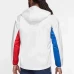 FC Barcelona Mens AWF Raglan Hoodie Soccer Jacket White 2023