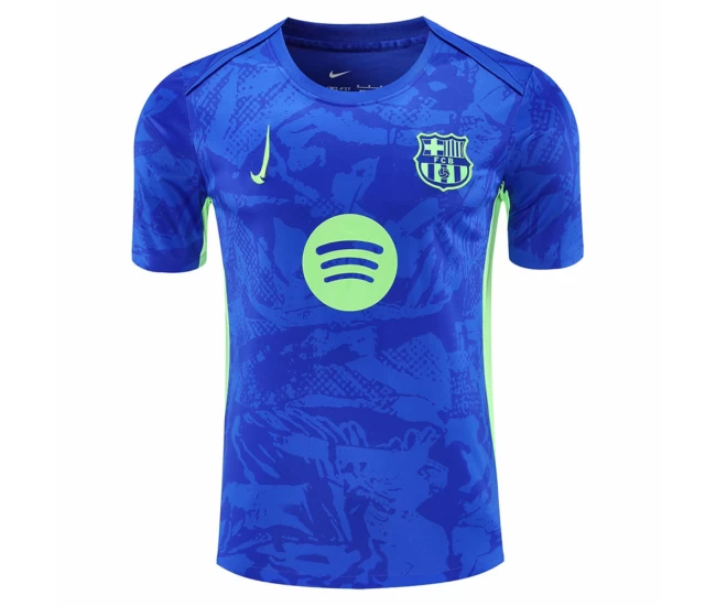 FC Barcelona Men's Pre-Match Soccer Jersey 2024