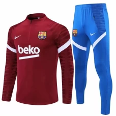 FC Barcelona Training Technical Soccer Tracksuit Red 2021