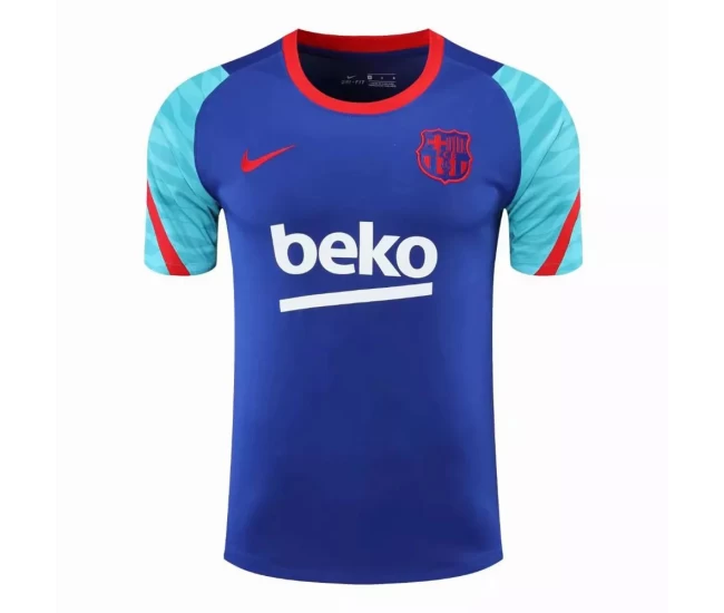 FC Barcelona Training Soccer Jersey Blue 2021