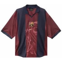 FC Barcelona X Travis Scott Mens Retro Home Skeleton Jersey 2000-2001