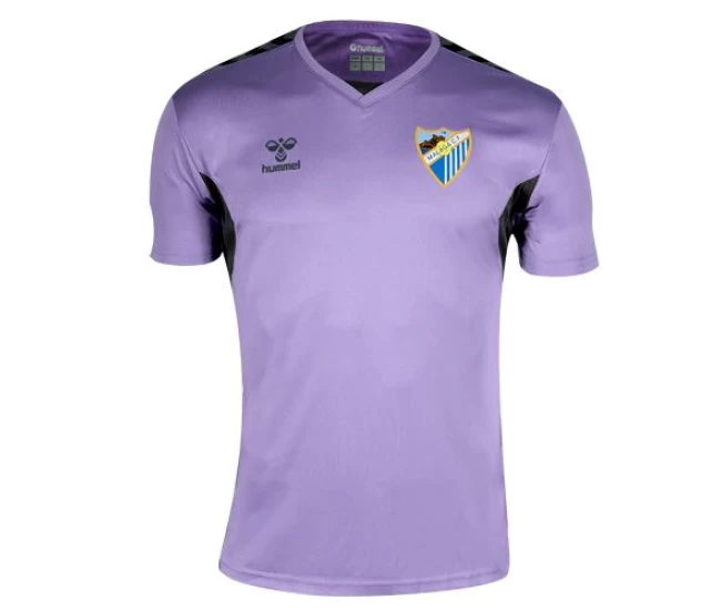 Málaga CF Mens Purple Goalkeeper Soccer Jersey 2023-24