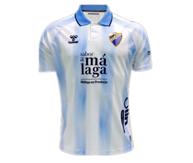 Málaga CF Mens Home Soccer Jersey 2023-24