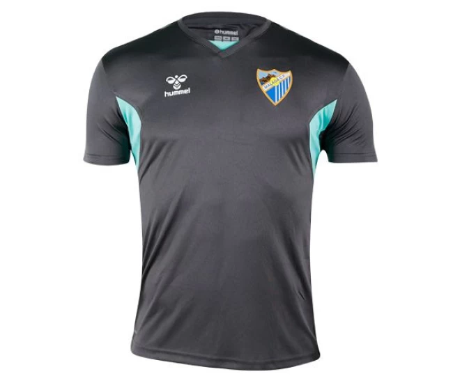 Málaga CF Mens Grey Training Soccer Jersey 2023-24