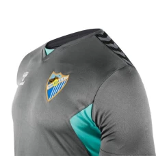 Málaga CF Mens Grey Training Soccer Jersey 2023-24