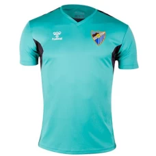 Málaga CF Mens Turquoise Training Soccer Jersey 2023-24