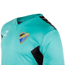 Málaga CF Mens Turquoise Training Soccer Jersey 2023-24