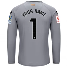 RCD Espanyol Mens Grey Long Sleeve Goalkeeper Soccer Jersey 2023-24