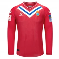 RCD Espanyol Mens Red Long Sleeve Goalkeeper Soccer Jersey 2023-24