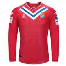 RCD Espanyol Mens Red Long Sleeve Goalkeeper Soccer Jersey 2023-24