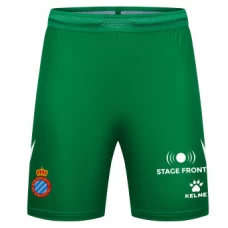RCD Espanyol Mens Green Goalkeeper Soccer Shorts 2023-24
