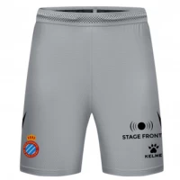 RCD Espanyol Mens Gray Goalkeeper Soccer Shorts 2023-24