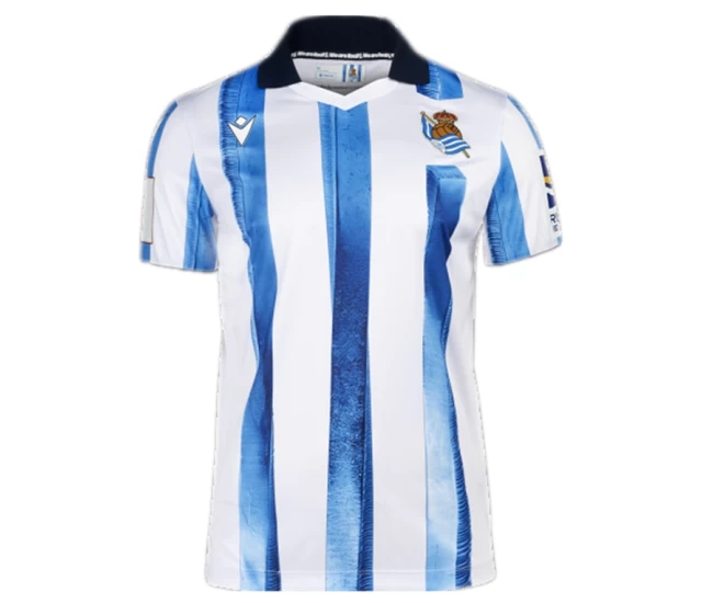 Real Sociedad Mens Home Soccer Jersey 2023-24