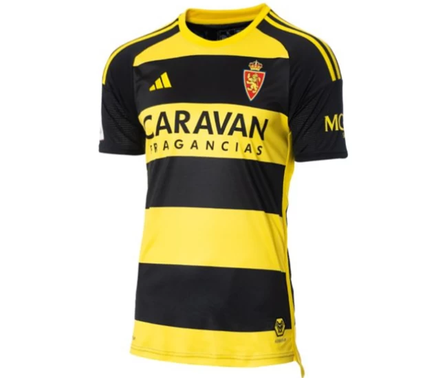 Real Zaragoza Mens Away Soccer Jersey 2023-24