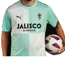 Sporting de Gijón Mens Away Soccer Jersey 2023-24