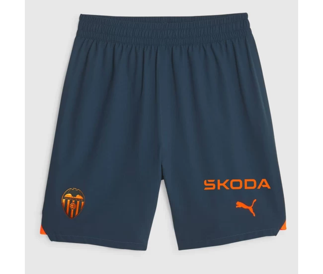 Valencia CF Mens Away Soccer Shorts 2023-24