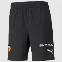 Valencia CF Mens Black Goalkeeper Soccer Shorts 2023-24