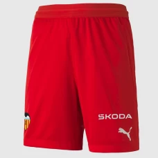 Valencia CF Mens Red Goalkeeper Soccer Shorts 2023-24