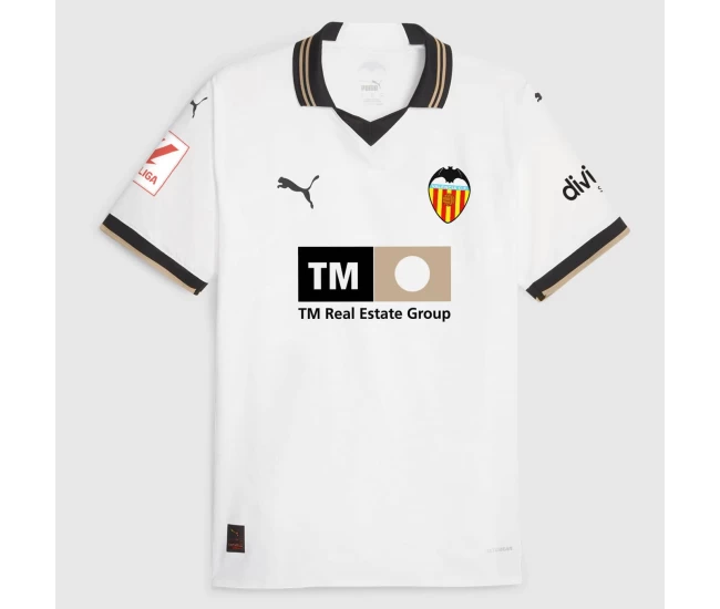Valencia CF Mens Home Soccer Jersey 2023-24