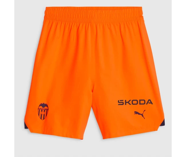 Valencia CF Mens Third Home Soccer Shorts 2023-24