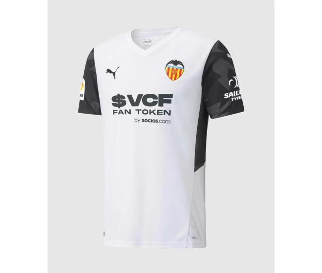 Valencia CF Home Soccer Jersey 2021-22