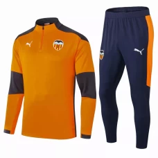 Valencia Technical Training Soccer Tracksuit Orange 2020 2021
