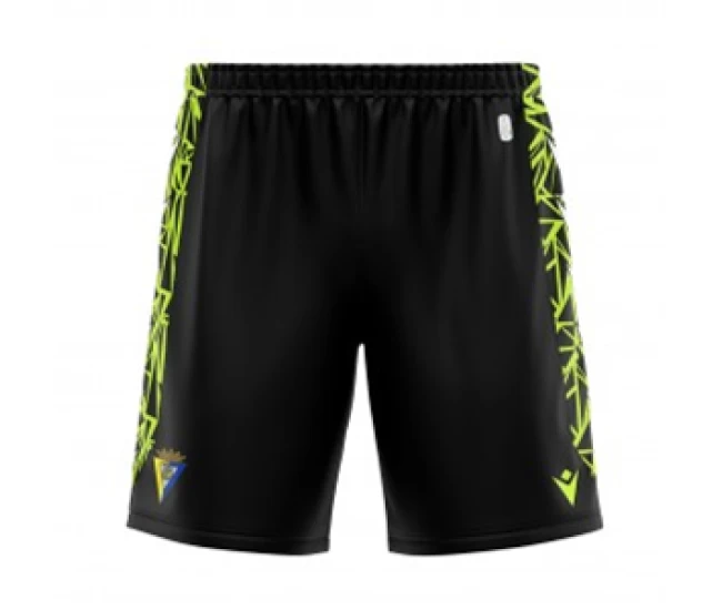 Cádiz CF Mens Black Goalkeeper Soccer Shorts 2023-24