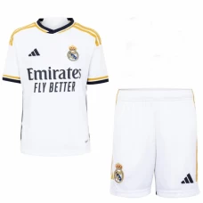 Real Madrid Kids Home Soccer Kit 2023-24