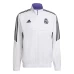 Real Madrid Mens Presentation Soccer Jacket White 2023