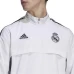 Real Madrid Mens Presentation Soccer Jacket White 2023