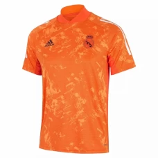 Real Madrid Mens UCL Training Soccer Jersey Orange 2020 2021