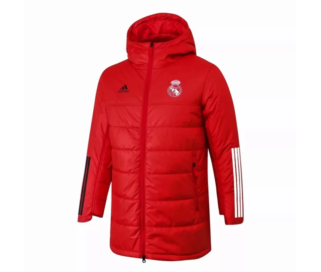 Real Madrid Red Winter Jacket 2020 2021