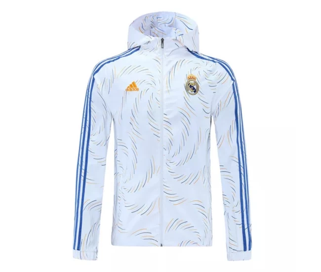 Real Madrid Training All Weather Jacket 2021 White