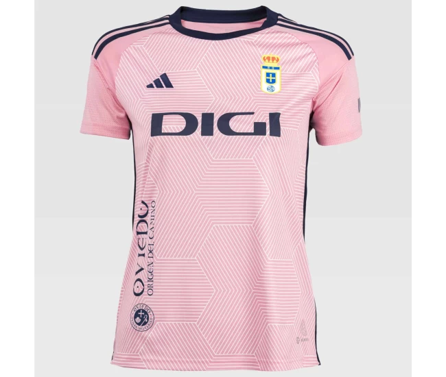 Real Oviedo Womens Away Soccer Jersey 2023-24