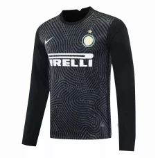Inter Milan Goalkeeper Long Sleeve Soccer Jersey Black 2020 2021