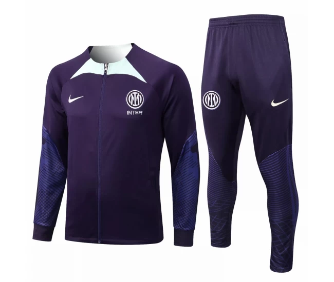 Inter Milan Soccer Purple Training Presentation Tracksuit 2022-23