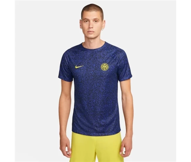 Inter Milan Mens Pre Match Training Soccer Jersey 23-24