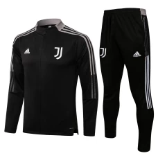 Juventus Black Training Presentation Soccer Tracksuit 2021-22