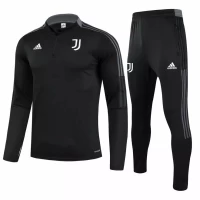 Juventus Core Black Soccer Technical Training Tracksuit 2021-22
