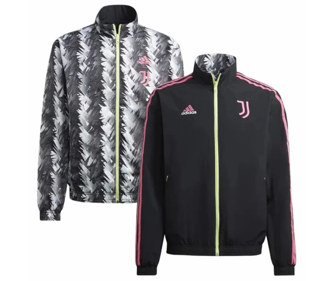 Juventus Mens Reversible Anthem Soccer Jacket 2023
