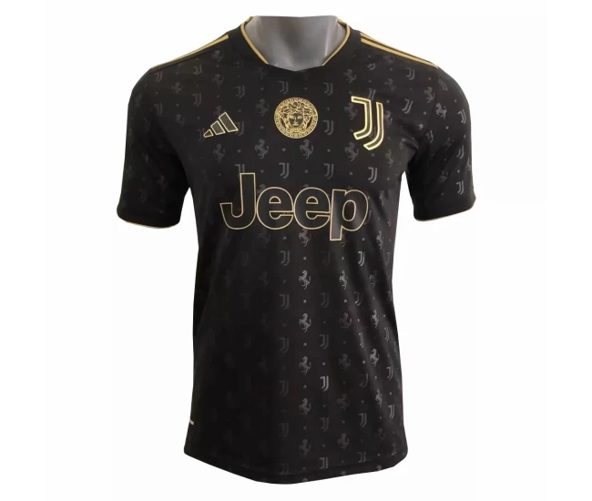 Juventus x Versace Special Edition Soccer Jersey Black 2022-23
