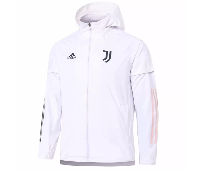 Juventus White Training Storm Jacket 2020 2021