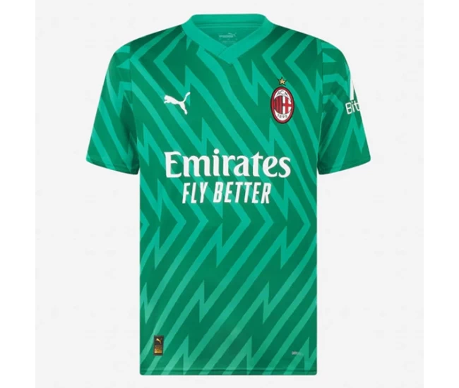 AC Milan Mens Goalkeeper Home Soccer Jersey 23-24