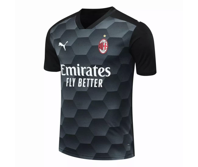 AC Milan Goalkeeper Soccer Jersey Black 2020 2021